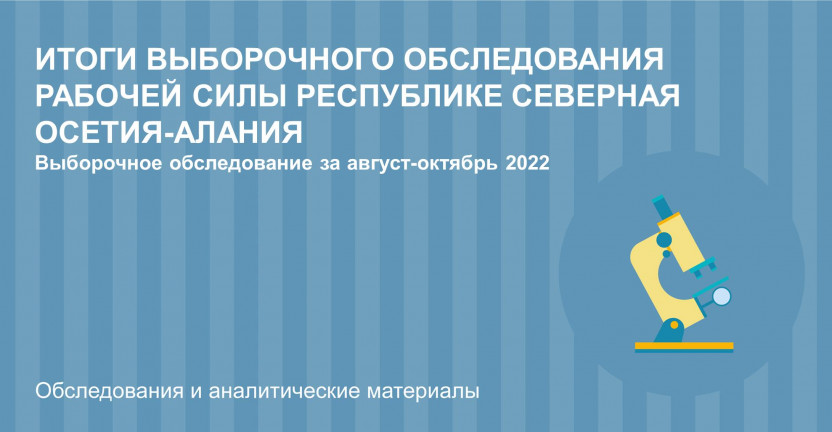 Итоги выборочного обследования рабочей силы за август-октябрь 2022 года